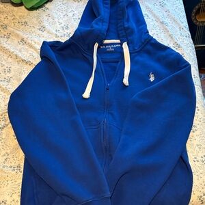 U.S. Polo Assn. Royal Blue Zip-Up Hoodie